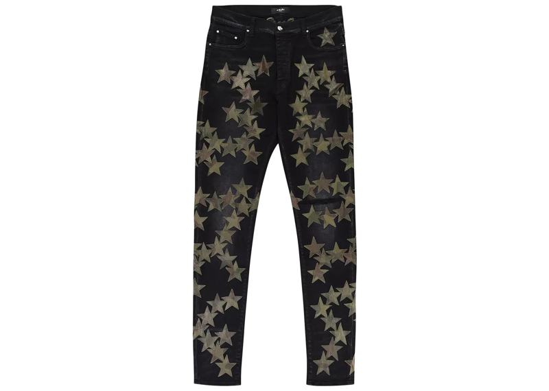 Amiri Chemist Black Jeans Camo