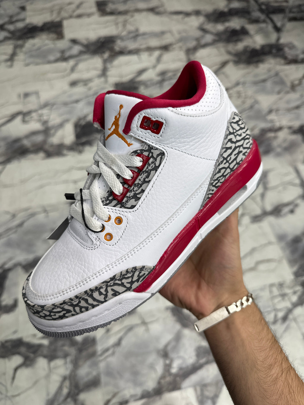 Air Jordan 3 Retro GS Cardinal Red Sample