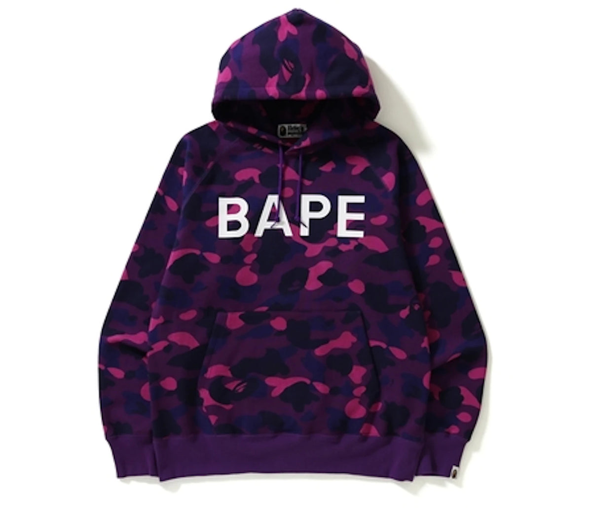 BAPE Color Camo Pullover Hoodie Purple