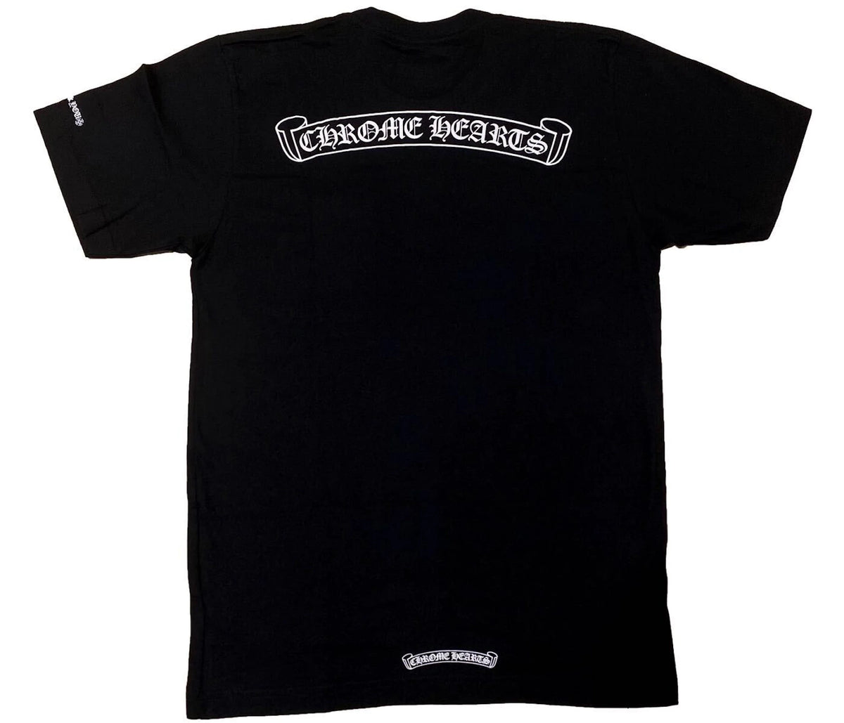 Chrome Hearts Scroll Logo T-shirt Black