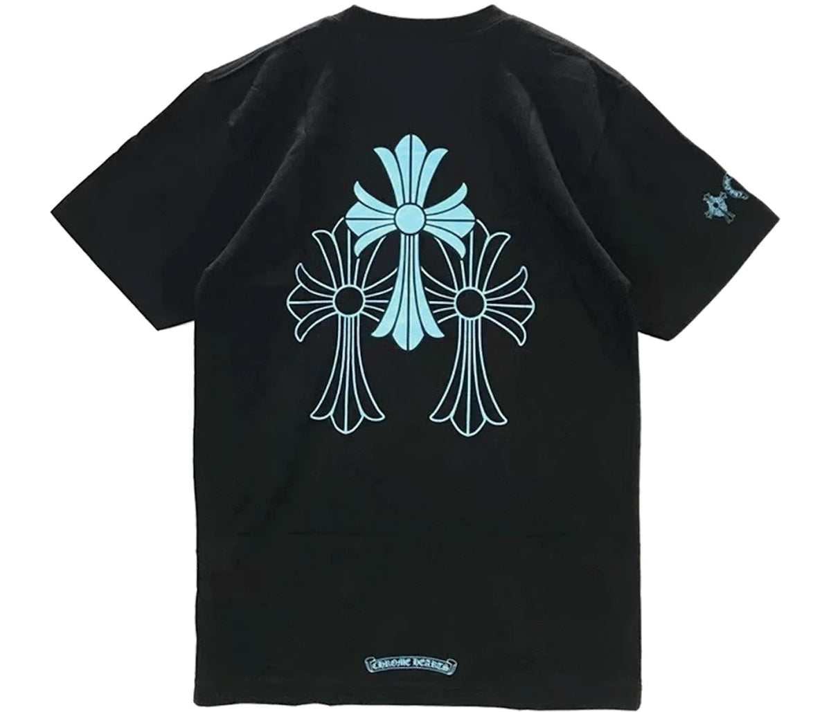 Chrome Hearts Triple Cross Logo S/S T-Shirt Black