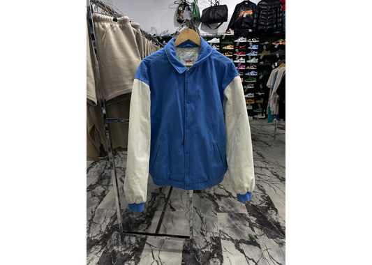 Supreme baby blue varsity jacket