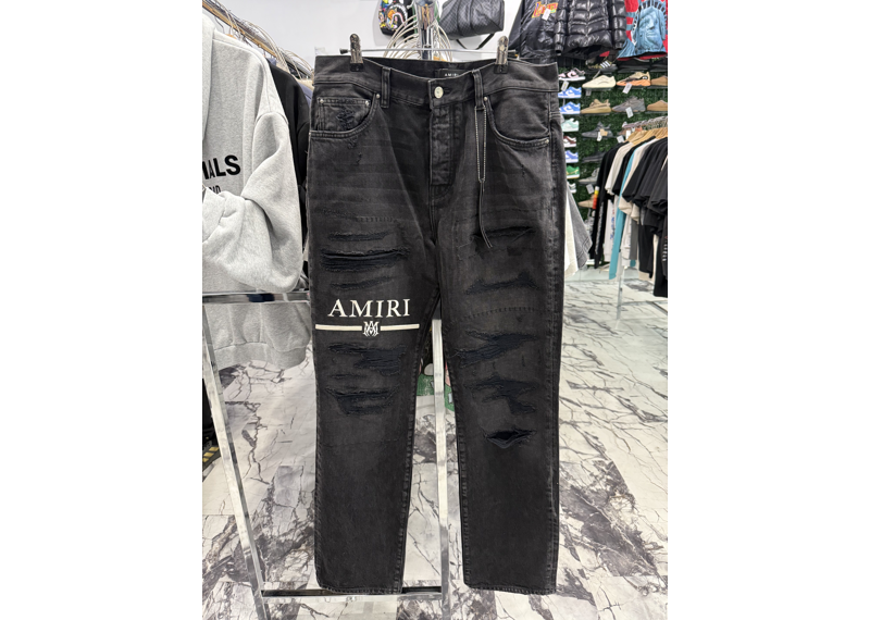 Amiri Jean Logo Black