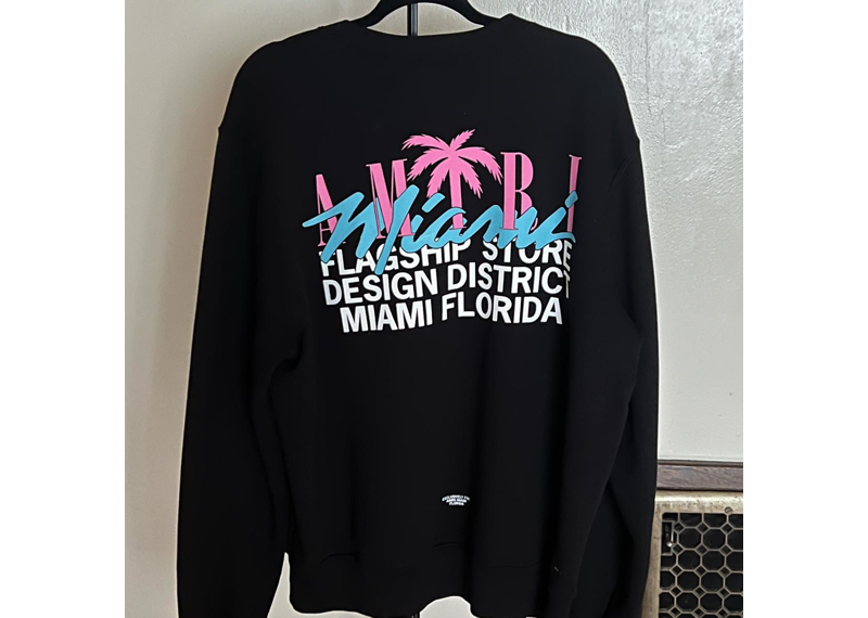 Amiri Flagship Store Miami Crewneck