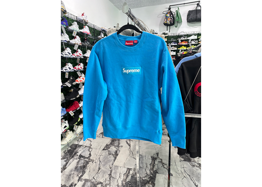 Supreme Box Logo Crewneck FW18 Bright Royal