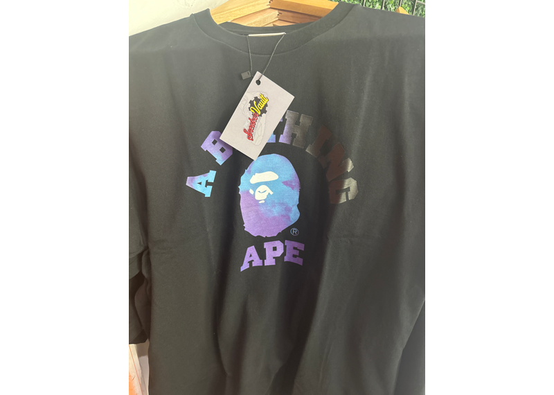 Tye dye bape tee
