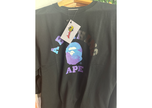 Tye dye bape tee