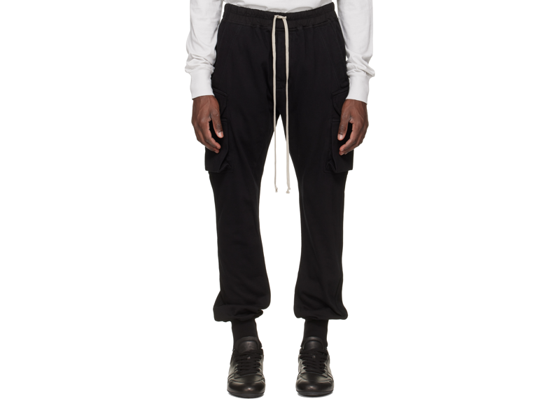 Rick Owens DRKSHDW Black Temple Mastodon Sweatpants