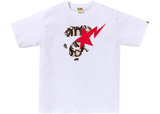 Bape Facesta Camo Tee Tan