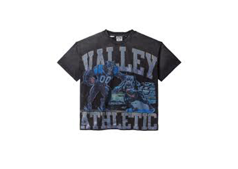 Valley panther football black t-shirt