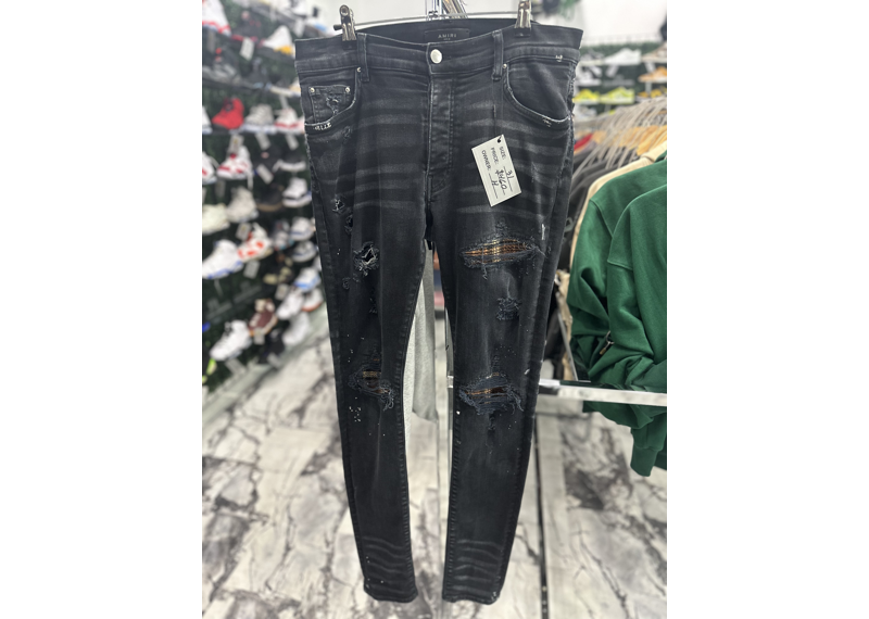 Amiri MX1 Plaid Jeans