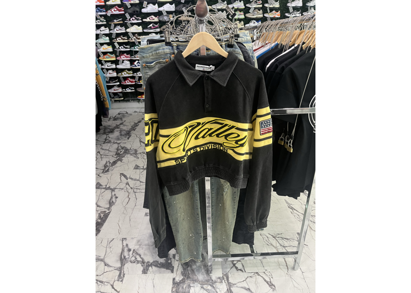 vale polo long sleeve crop championship rugby
