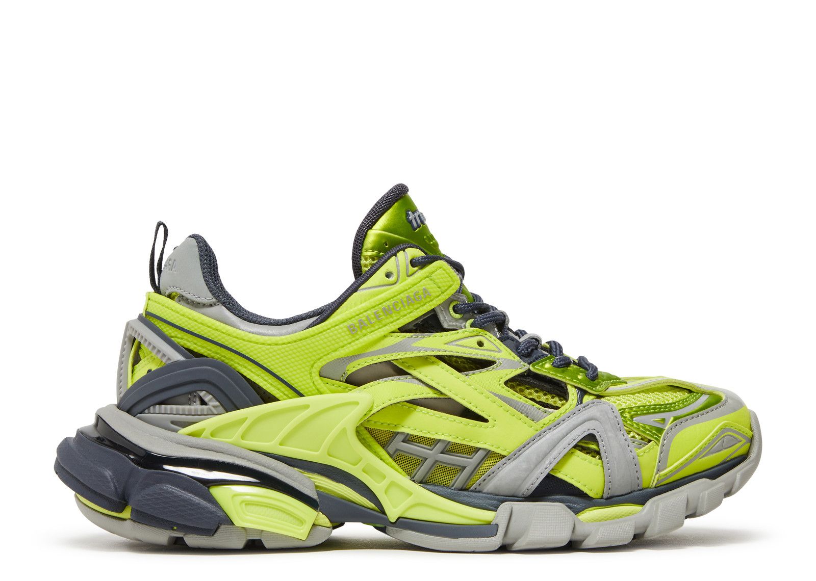 Balenciaga Wmns Track.2 Sneaker Grey Neon Yellow