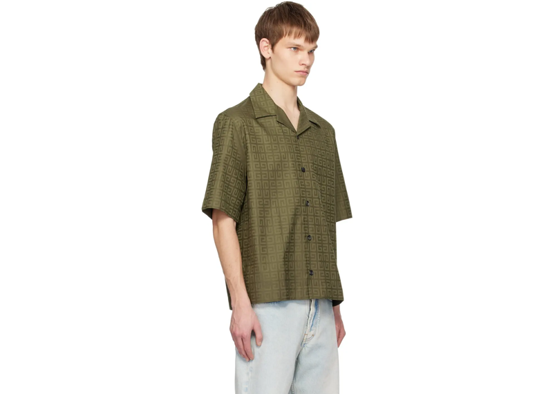Givenchy Green Jacquard Shirt