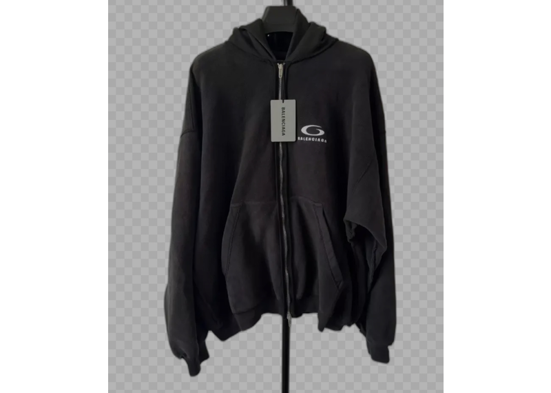 Balenciaga zip up inside out