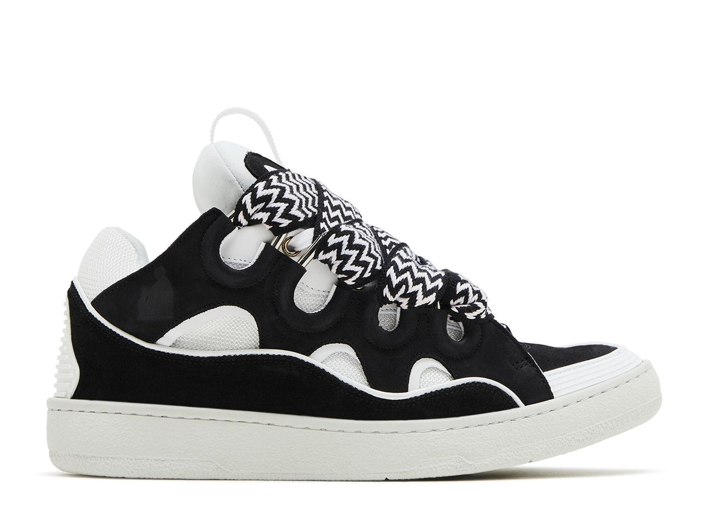 Lanvin Curb Sneakers Black White