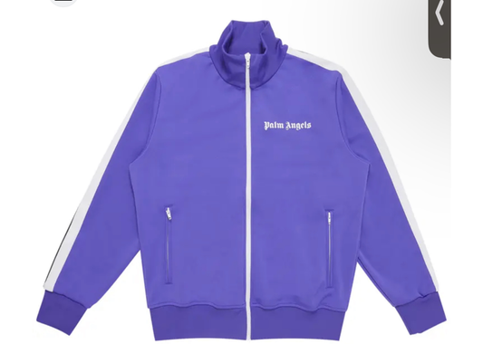 Palm angels track jacket blue