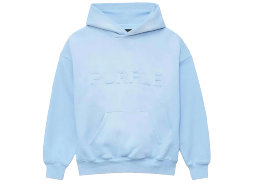 Purple Brand Blue Wordmark Hoodie