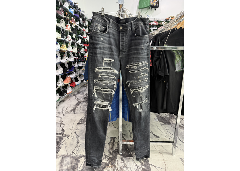 AMIRI GRAY BLACK/WHITE PATCH