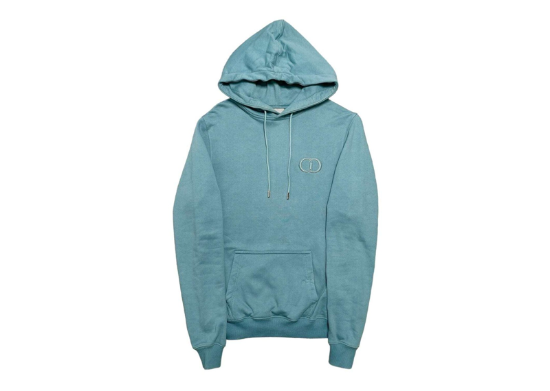 Dior CD Hoodie Baby Blue