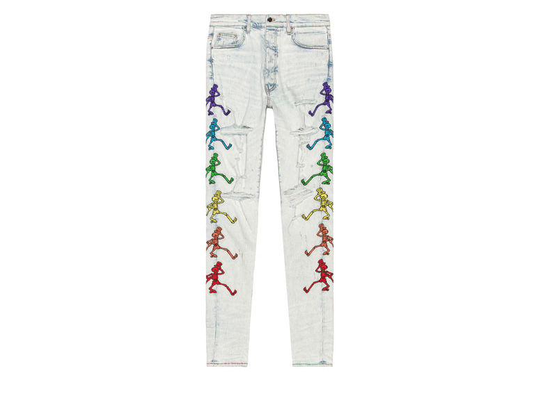 Amiri jeans greatful Skelton