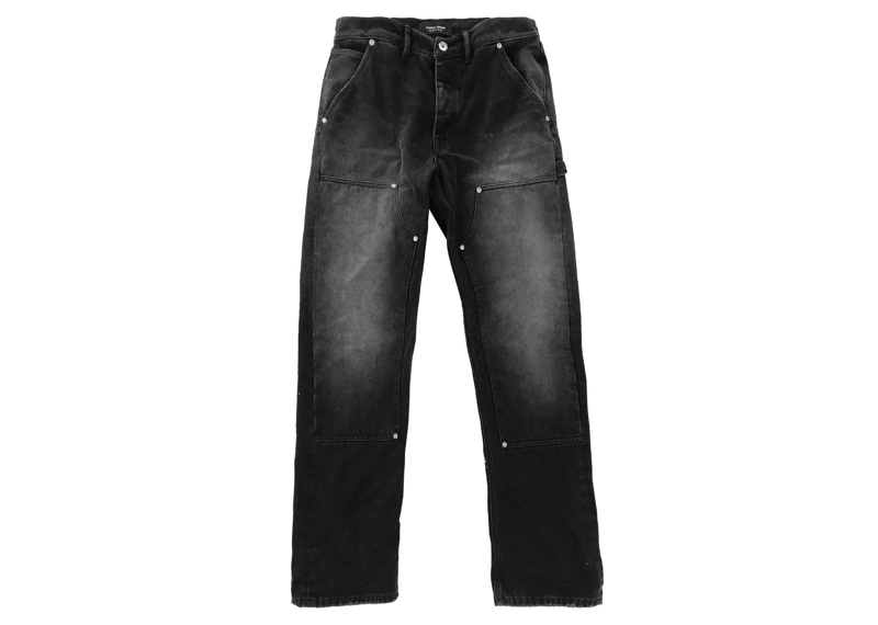 PURPLE Brand P015 Stone Washed Carpenter Jeans Black