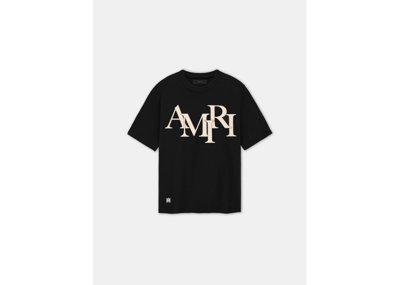 Amiri Staggered Logo Tee