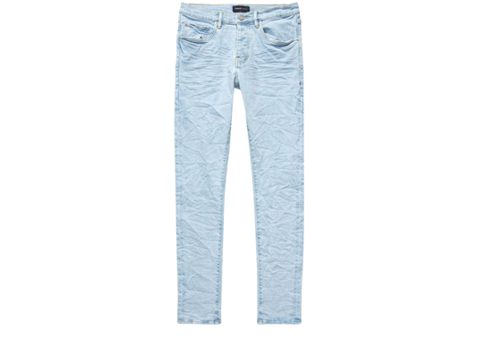 PURPLE BRAND Low Rise Skinny Jeans Light Bleach