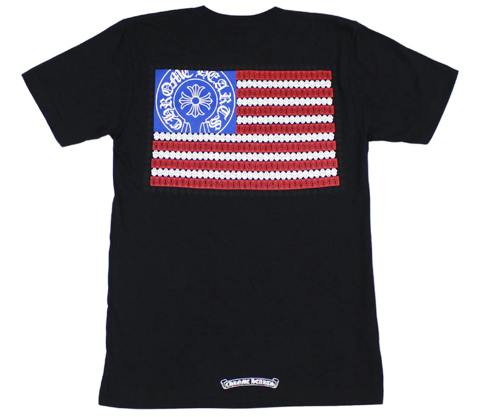 Chrome Hearts American Flag Dagger T-shirt Black