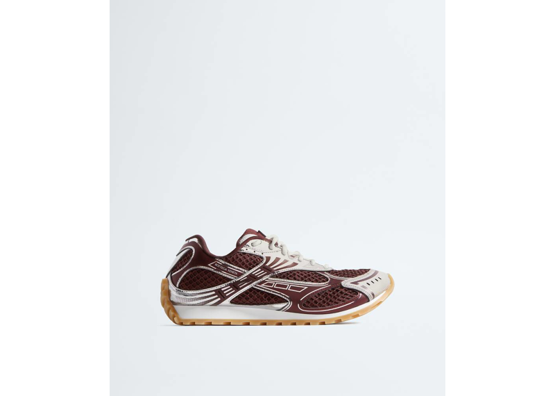 Bottega Veneta Orbit Sneaker Barolo/Silver