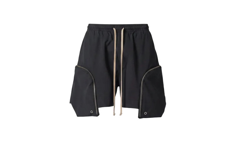 MNML Front Pocket Geo Shorts Black