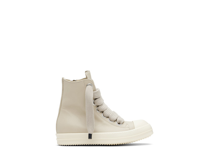 Rick Owens JumboLace beige temple leather