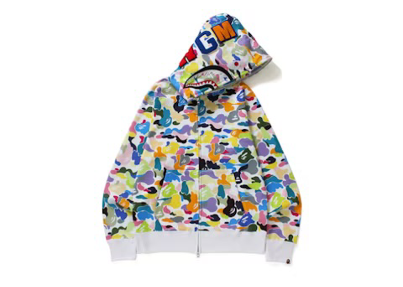 BAPE Multi Camo Shark Full Zip Up Joodie