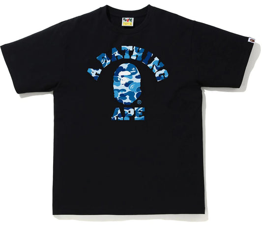 BAPE ABC Camo College Tee (SS21) Black/Blue