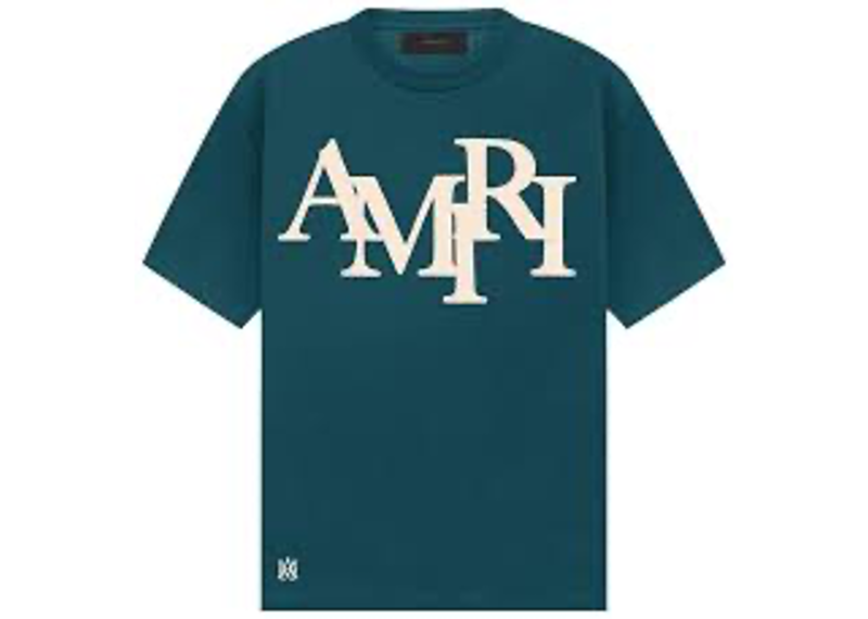 Amiri Staggered Logo T-shirt