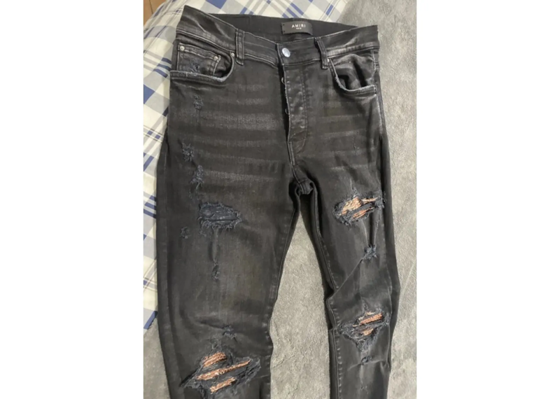 Amiri Jeans (ribbed/distressed)
