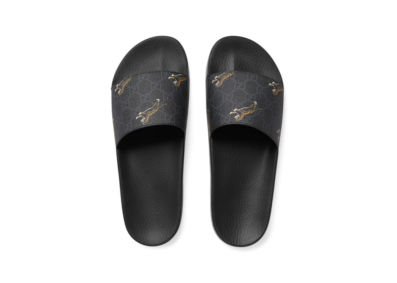 Gucci Slide GG Supreme Tigers