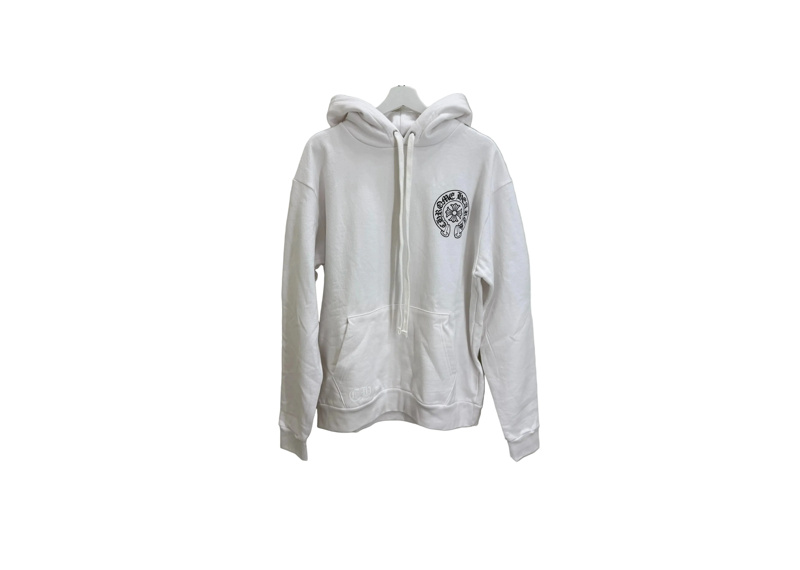 Chrome Hearts Miami Exclusive Horseshoe Hoodie White