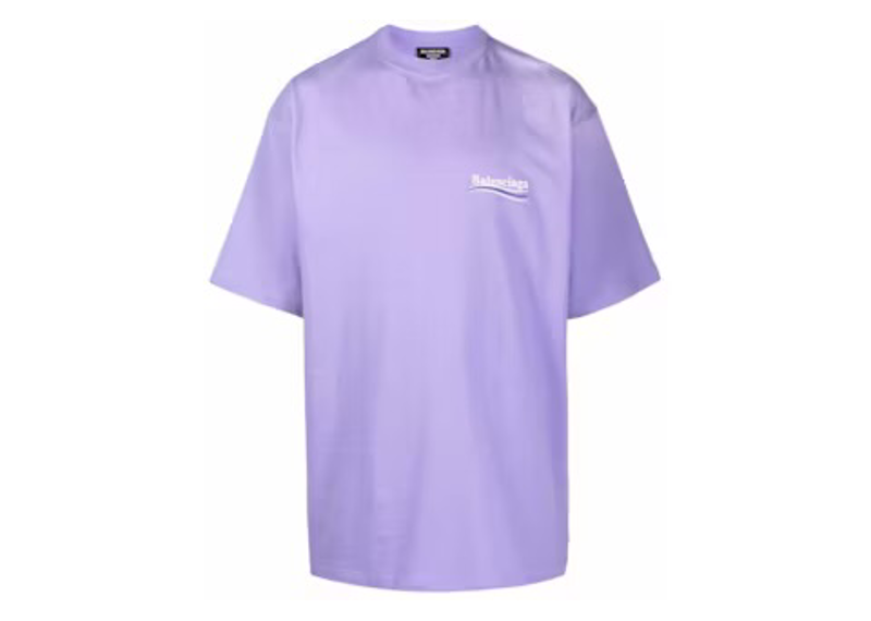 Balenciaga Political Campaign Tee Purple