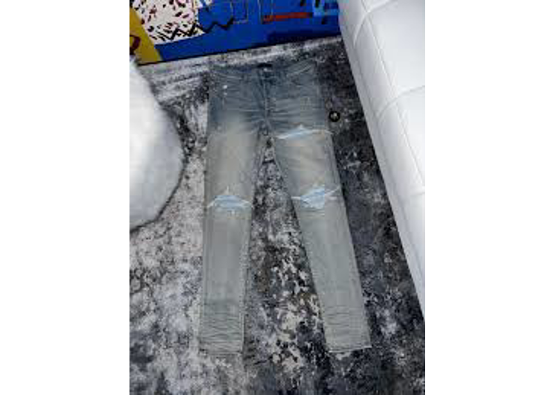 Amiri sky blue patch mx1