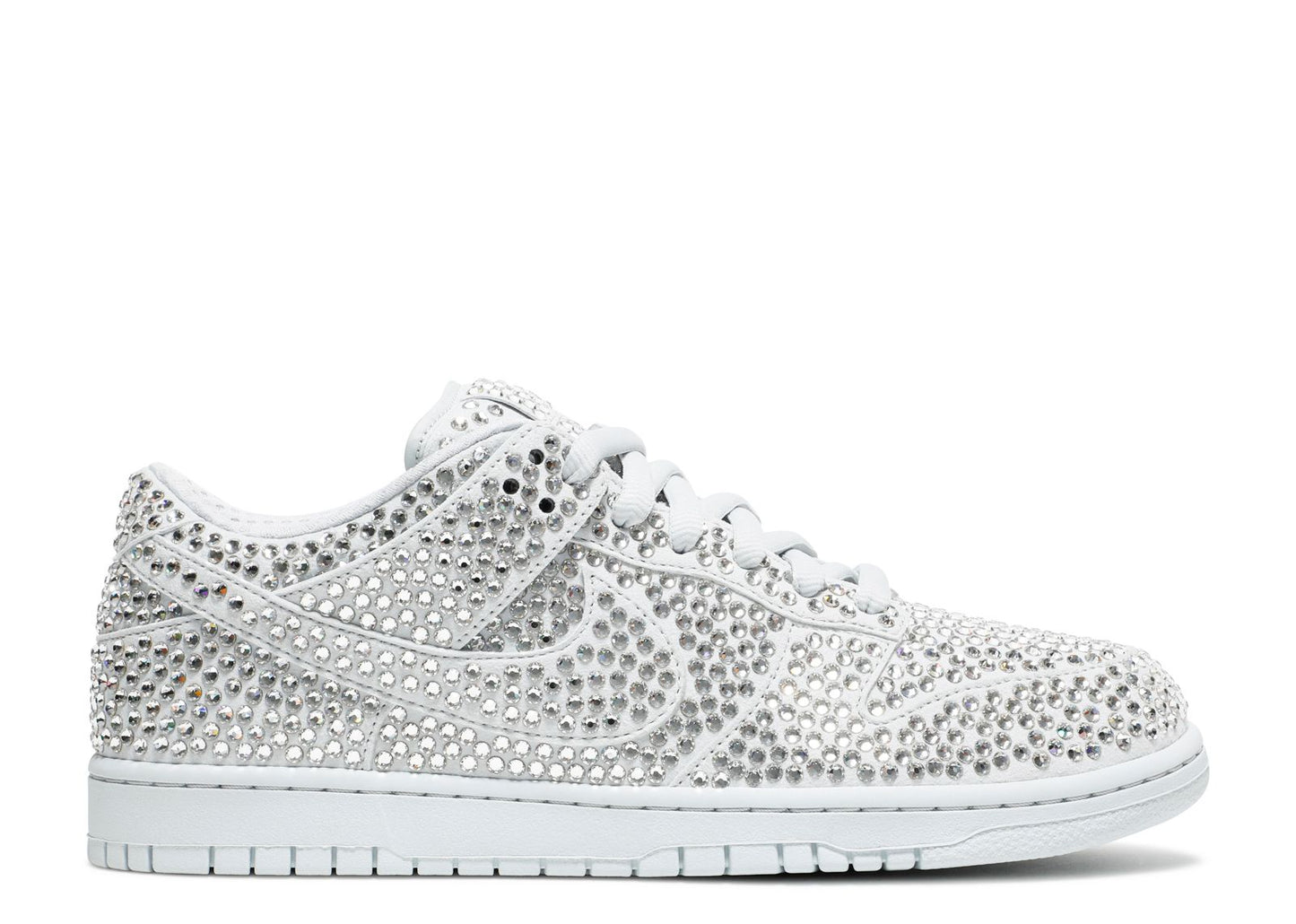 Cactus Plant Flea Market x Swarovski x Dunk Low Pure Platinum
