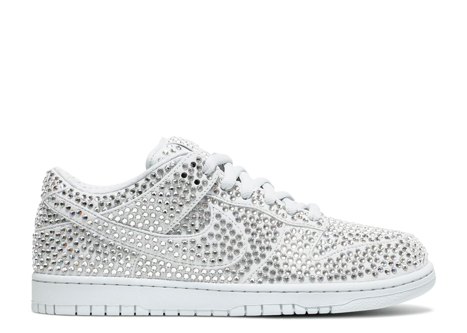Cactus Plant Flea Market x Swarovski x Dunk Low Pure Platinum
