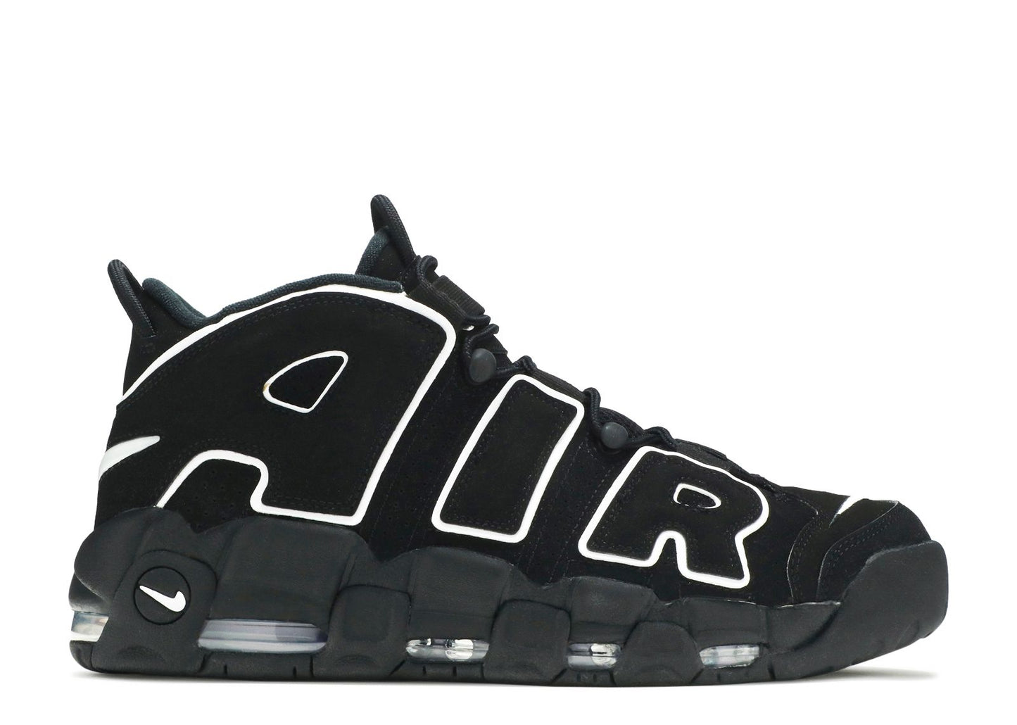 Air More Uptempo Black White 2020