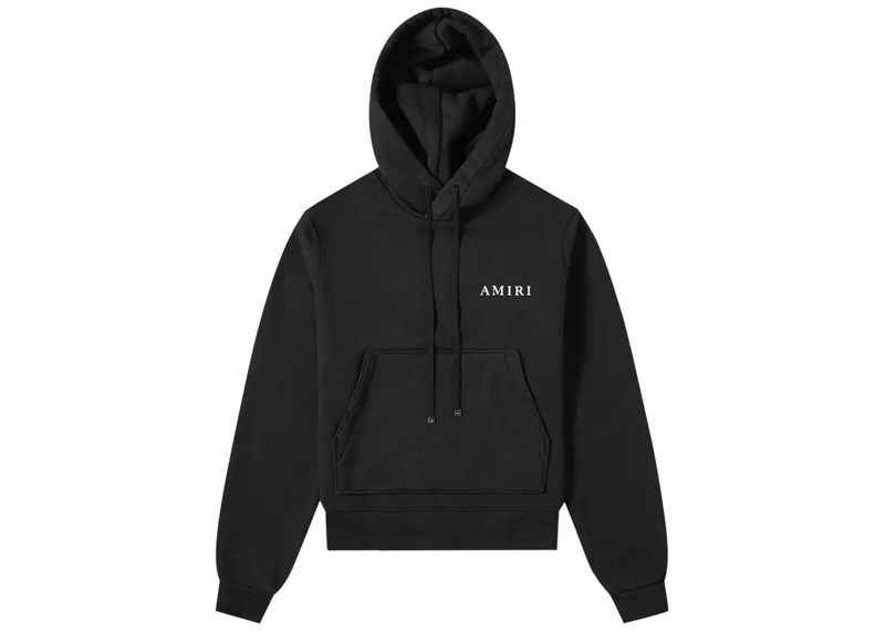 AMIRI Puff Logo Hoodie Black