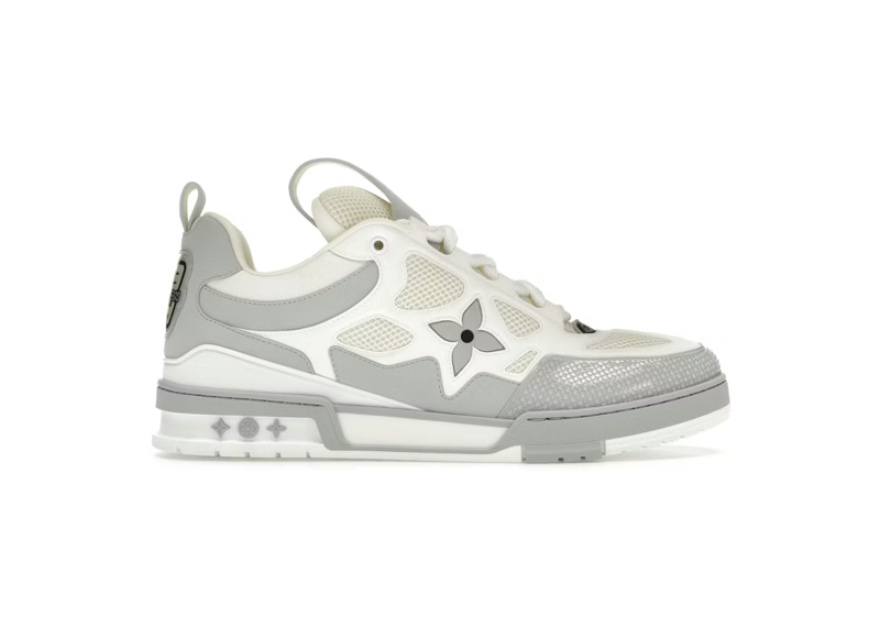 Louis Vuttion White grey skates