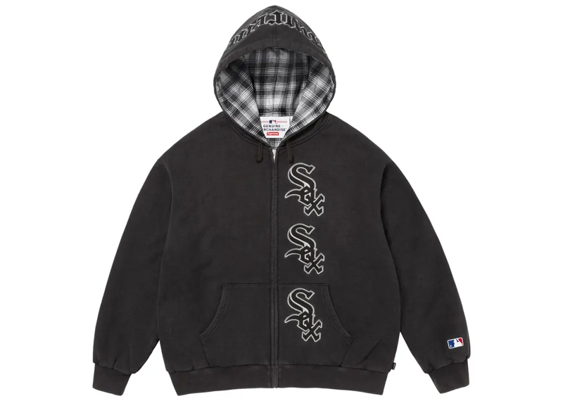 Supreme Chicago White Sox Zip Up Black