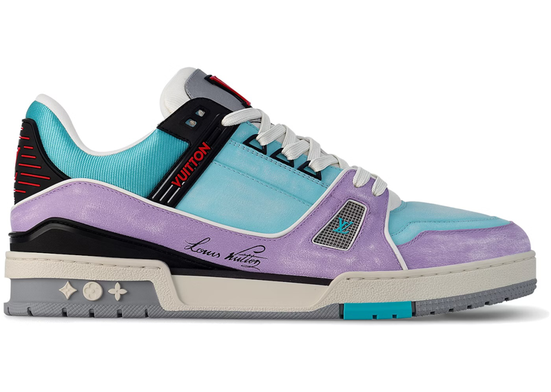 Louis Vuitton Trainer Blue Purple