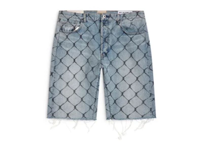 Gallery Dept Barb Wire Denim Shorts