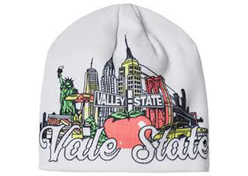 Vale State Beanie white