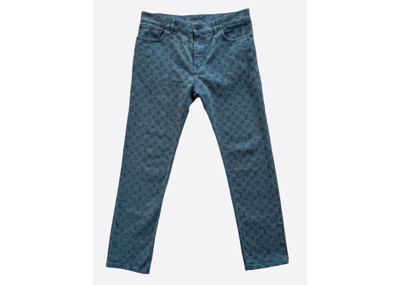 Louis Vuitton Monogram Jeans Blue